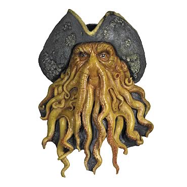 Pirates 2 Davey Jones Adult Mask