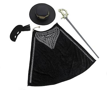 Zorro Adult Deluxe Accessory Set