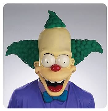 Krusty The Clown Oversized Mask