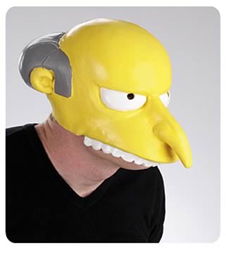 Mr. Burns Adult Half-Cap Mask
