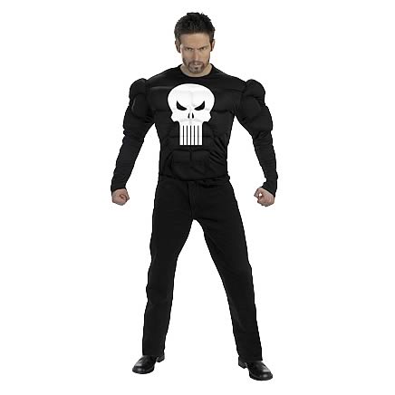 Marvel Punisher Deluxe Muscle Adult Costume