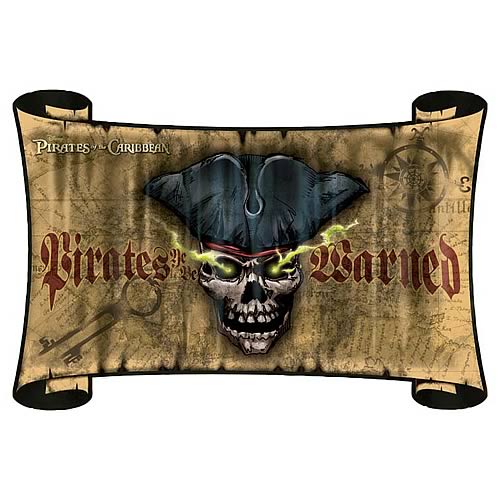 Pirates of the Caribbean Skull Door Mat