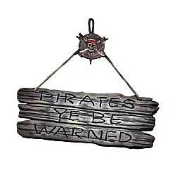 Pirates of the Caribbean Wall Sign