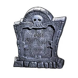 Nightmare Before Christmas Tombstone