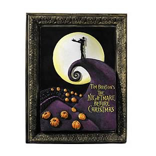 Nightmare Before Christmas Wall Sign