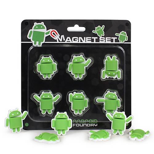 Google Android Mini-Figure Magnet Set