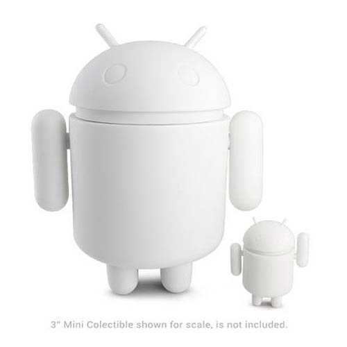Android Mega Do-It-Yourself White Google Mascot Vinyl Figure