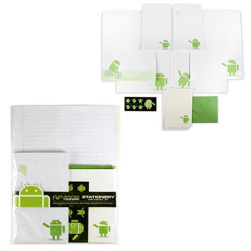 Android Andy's Day Out Stationary Set