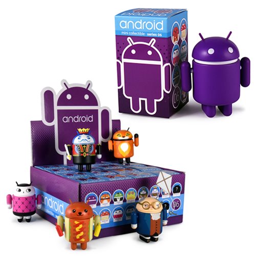 Google Android Phone Mascot Series 6 Mini-Figure 4-Pack