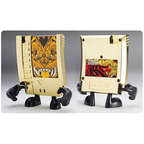 10-Doh! Warning Asian! Gold Video Game Vinyl Figure