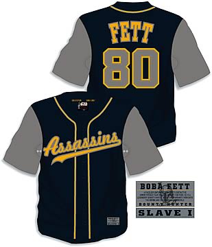 Star Wars Boba Fett Baseball Jersey