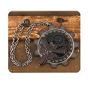 Steampunk Large Antique Gear Propeller Pendant