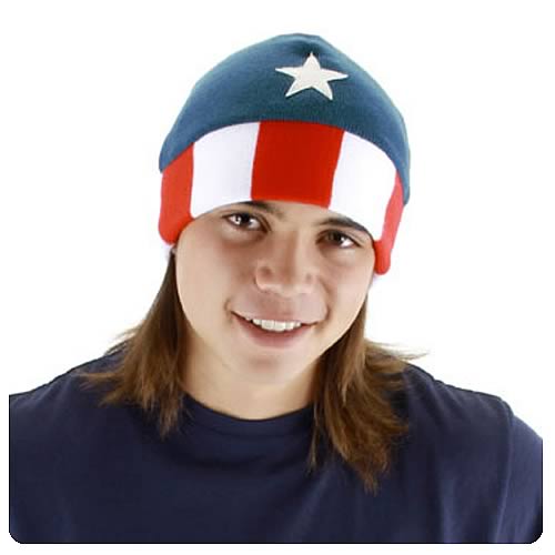 Captain America Knit Beanie Hat