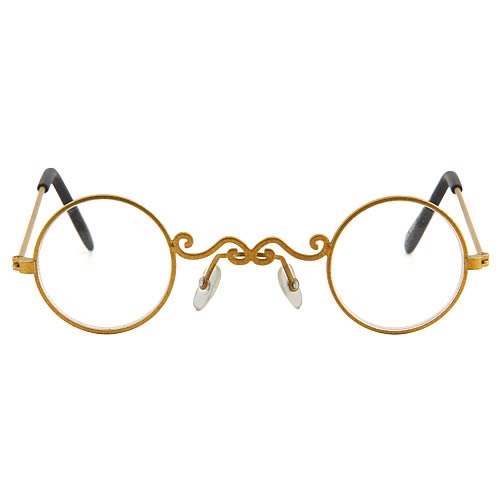 Steampunk Gold/Clear Pot O' Gold Glasses