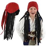 POTC Jack Sparrow Headscarf with Dreadlocks