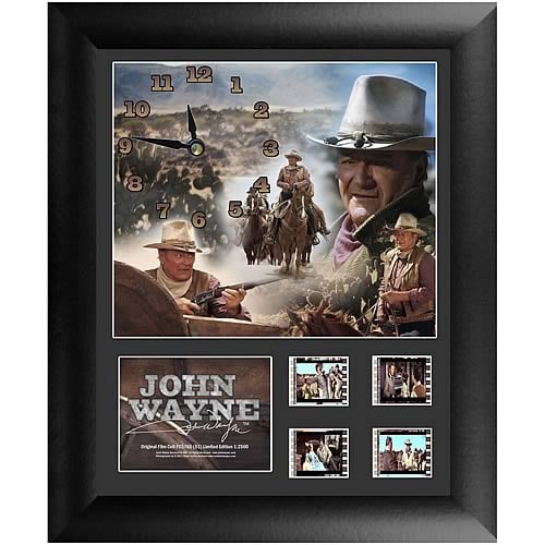 John Wayne Series 1 Film Cell Clock