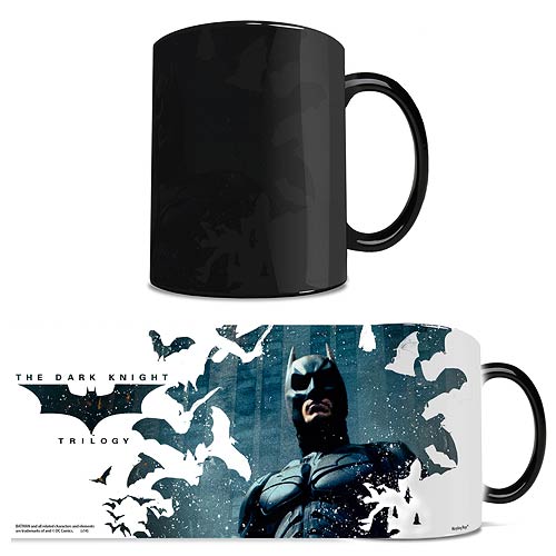 Batman Dark Knight Trilogy Batman Bats Morphing Mug
