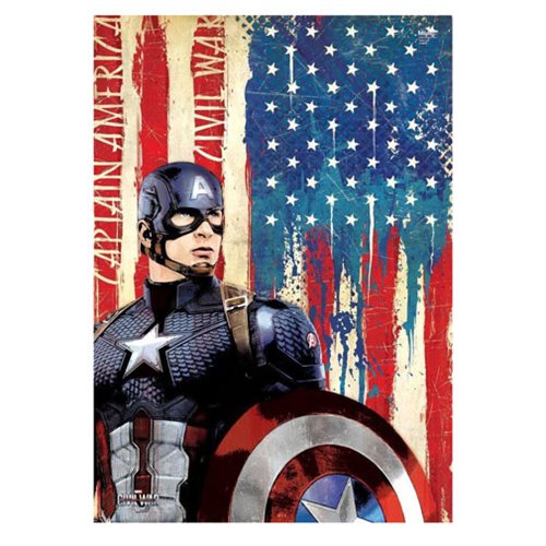 Captain America: Civil War Cap MightyPrint Wall Art Print