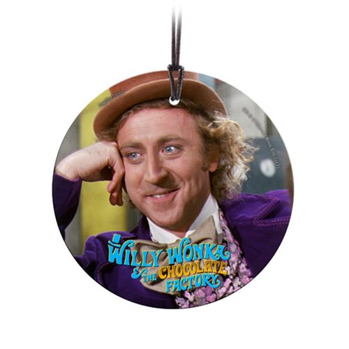 Willy Wonka and the Chocolate Factory Wonka Glass Ornament