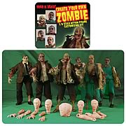 Create Your Own Zombie Customizable Action Figure Kit