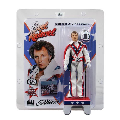Evel Knievel in White Jumpsuit 12-Inch Action Figure