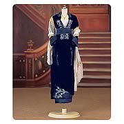 Titanic Blue Velvet Gown Outfit