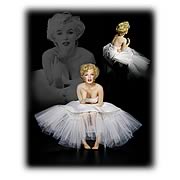 Marilyn Monroe Love Marilyn Porcelain Portrait Doll