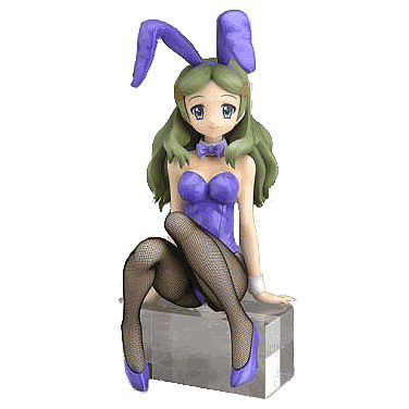 Melancholy of Haruhi Suzumiya Emiri Purple Bunny Statue