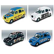 Beatles Die-cast Taxi Famous Covers Case Picture