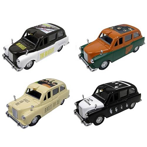 Beatles Die-Cast Taxi Famous Covers Wave 2 Case