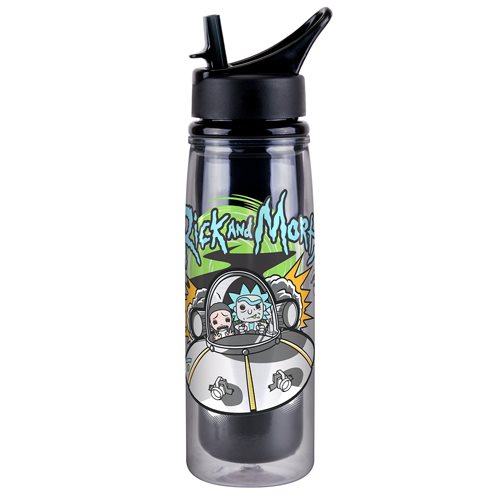 Rick and Morty Spaceship 20 Oz. Acrylic Water Bottle