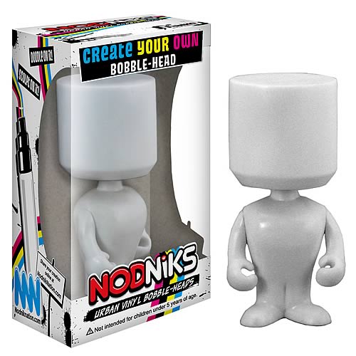 Nodnik Blank Buff Body Figure, Urban Vinyl, Action Figures, Funko
