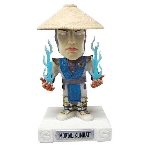 SDCC Glow in the Dark Mortal Kombat Raiden Bobble Head
