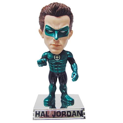 SDCC Green Lantern Movie Hal Jordan Metallic Bobble Head