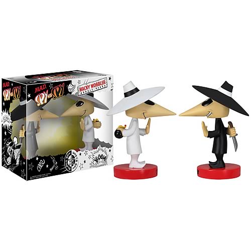 Mad Magazine Spy vs. Spy Bobble Head 2-Pack
