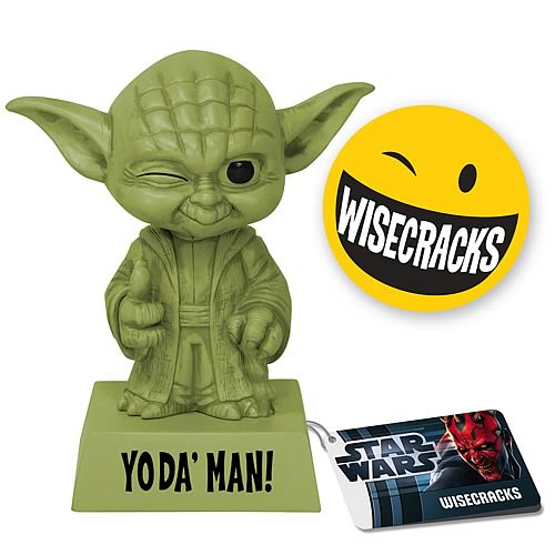 Star Wars Wacky Wisecracks Yoda Man Figure