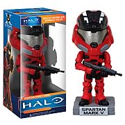 Halo Red Spartan Mark V Bobble Head