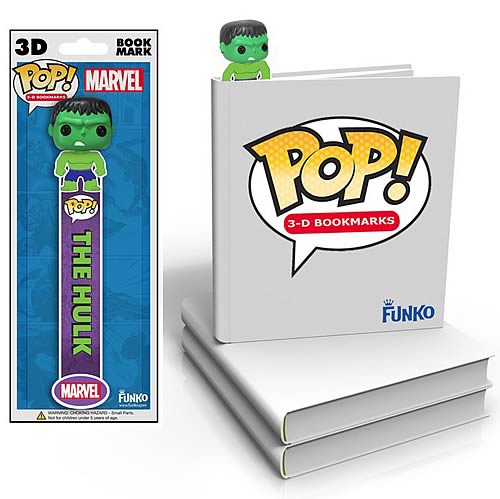 Incredible Hulk Mini-Pop! 3-D Bookmark