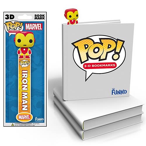Iron Man Mini-Pop! 3-D Bookmark