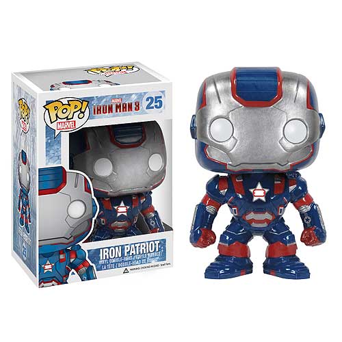 Iron Man 3 Movie Iron Patriot Pop! Vinyl Bobble Head