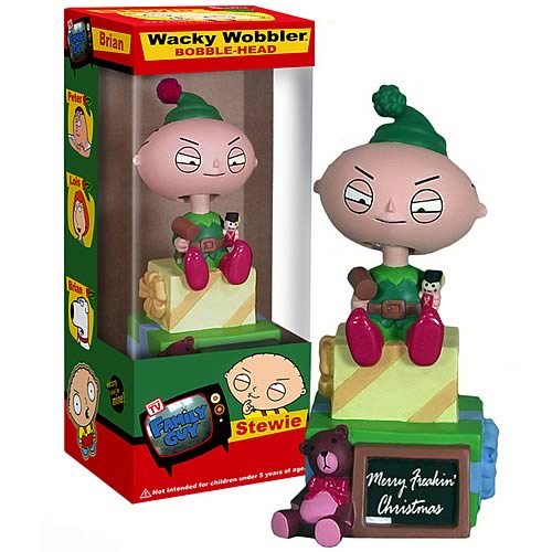 Family Guy Stewie Christmas Bobble Head
