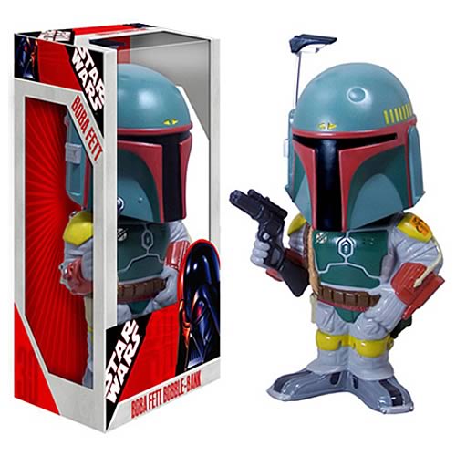 Star Wars Boba Fett 12 Inch Bobble Bank