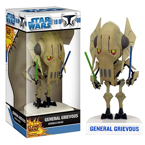 Star Wars The Clone Wars General Grievous Bobble Head