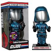 SDCC Exclusive G.I. Joe Metallic Cobra Commander Bobble Head
