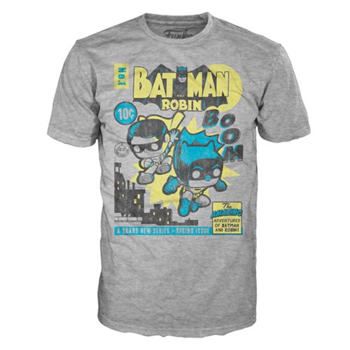 Batman and Robin Comic Cover Pop! T-Shirt