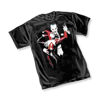 Batman Alex Ross Joker and Harley Quinn T-Shirt