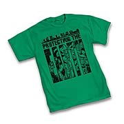 Justice League of America Protecting the Earth T-Shirt