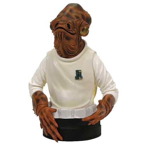 Star Wars Admiral Ackbar Mini Bust