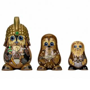 Star Wars Chubbies Series 1 Wookiee Nesting Dolls