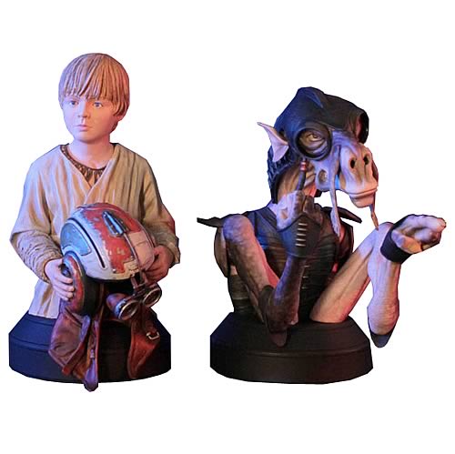Star Wars Sebulba and Anakin Skywalker Mini-Bust 2-Pack